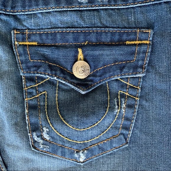 True Religion Sadie Denim Skirt Size 27 - Picture 7 of 9